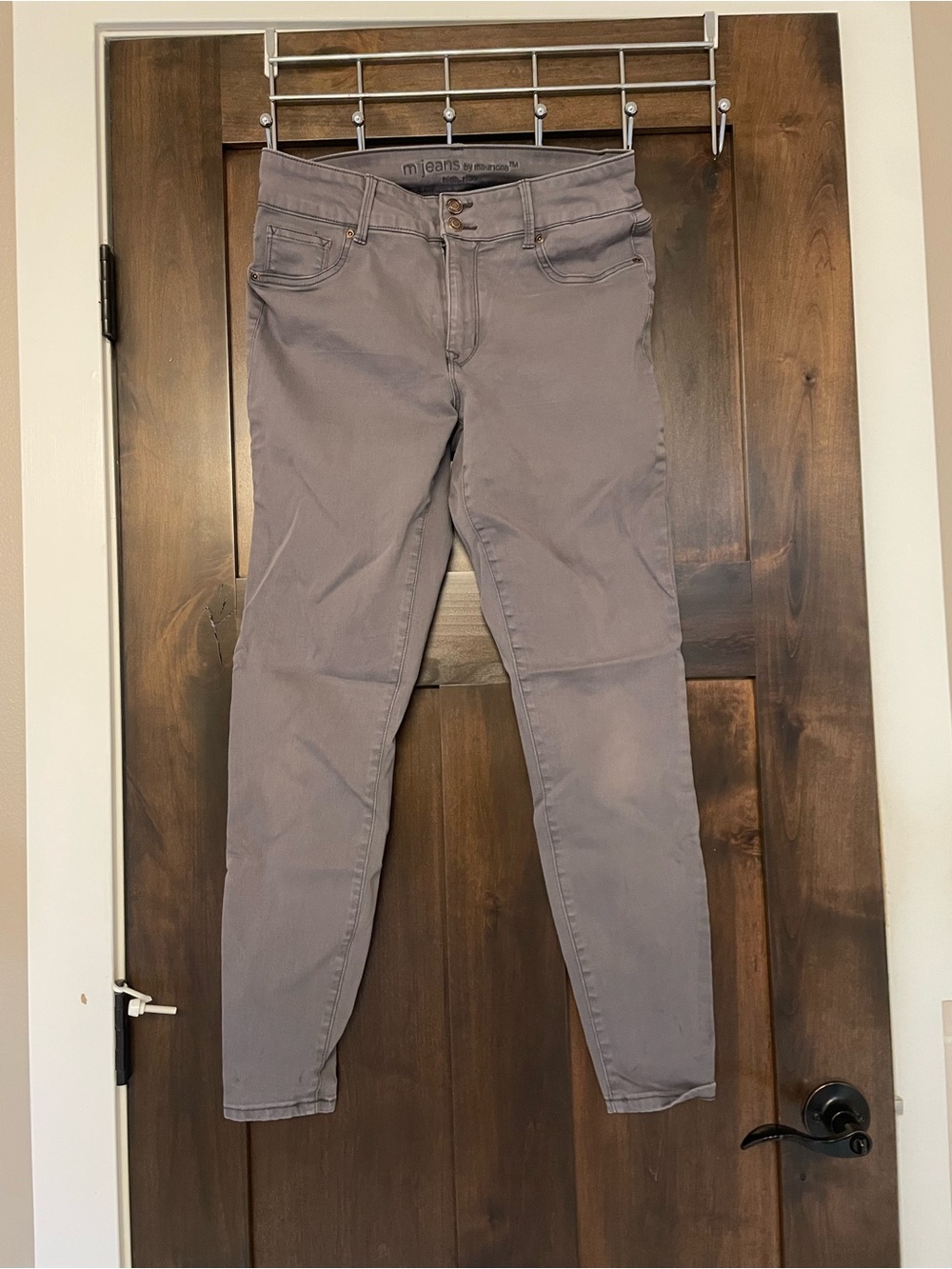 Maurices jeans gray skinny pants